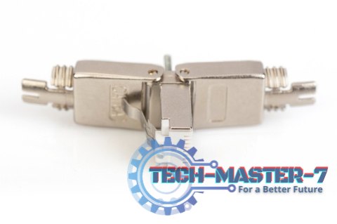 Wtyk modularny RJ45 kat.6A, PoE++, 10GbE, STP, ekranowany, beznarzędziowy, zakręcany, metalowy, AWG 26-22, dł.50mm Wtyk modularny RJ45 kat.6A, PoE++, 10GbE, STP, ekranowany, beznarzędziowy, zakręcany, metalowy, AWG 26-22, dł.50mm