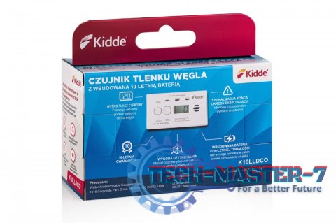Czujnik czadu z wyświetlaczem KIDDE K10LLDCO Czujnik czadu z wyświetlaczem KIDDE K10LLDCO