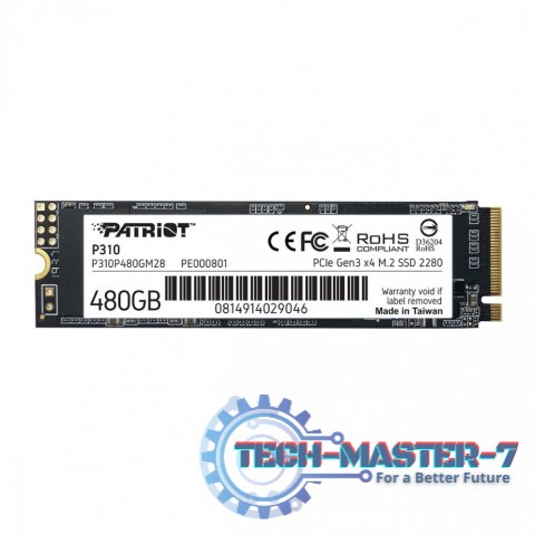 Dysk SSD P310 480GB M.2 2280 1700/1500 PCIe NVMe Gen3 x 4