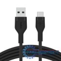 Kabel BoostCharge USB-A do USB-C silikonowy 2m, czarny