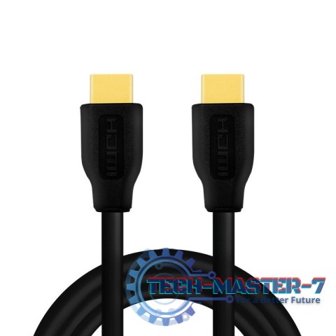 Kabel HDMI 4K/60Hz, CCS 2m Czarny