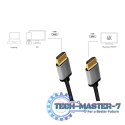Kabel HDMI 4K/60Hz, aluminium 2m Czarny