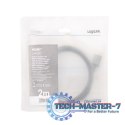 Kabel HDMI 4K/60Hz, aluminium 2m Czarny