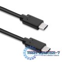 Kabel USB 3.1 typ C męski | USB 3.1 typ C męski | 1.4m | Czarny