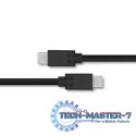 Kabel USB 3.1 typ C męski | USB 3.1 typ C męski | 1.4m | Czarny