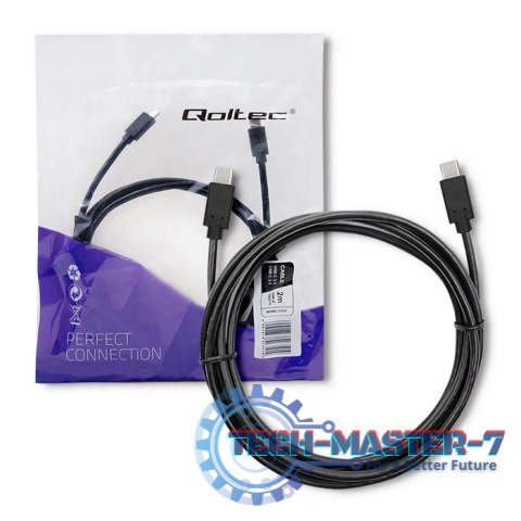 Kabel USB 3.1 typ C męski | USB 3.1 typ C męski