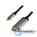 Kabel USB-C do HDMI, 4K 60Hz aluminiowy 1.8m
