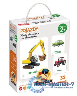 Karty obrazkowe na sznurku - Pojazdy