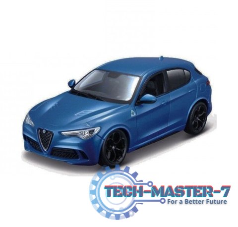 Model metalowy Alfa Romeo Stelvio Niebieski 1/24
