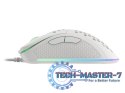 Mysz Krypton 555 8000DPI podświetlenie RGB Biała