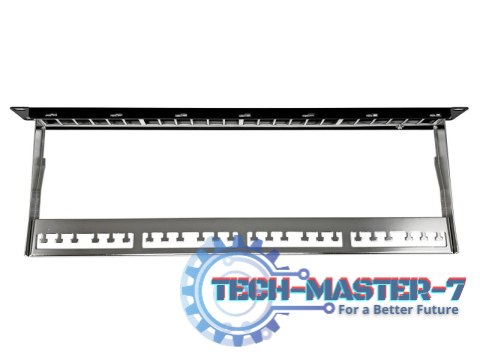 Patch panel pusty 24 porty 1U modularny Patch panel pusty 24 porty 1U modularny