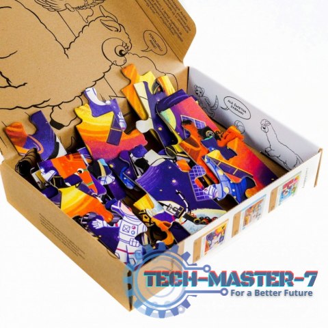 Puzzle 32 elementy Przygody w kosmosie Puzzle 32 elementy Przygody w kosmosie