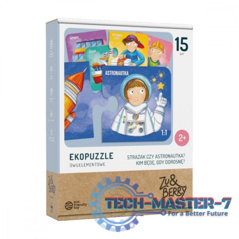 Puzzle dwuelementowe Strażak czy astronautka? Kim będę, gdy dorosnę? Puzzle dwuelementowe Strażak czy astronautka? Kim będę, gdy dorosnę?