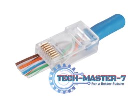 Wtyk przelotowy RJ45 UTP kat.5e (op. 100 szt)