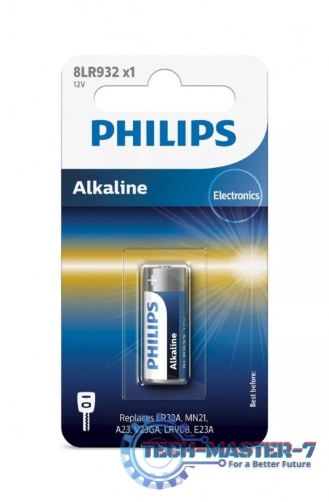 Baterie PHILIPS Alkaliczna LR23A 54mAh Blister Phil-8LR932/01B Baterie PHILIPS Alkaliczna LR23A 54mAh Blister Phil-8LR932/01B