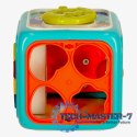 Kostka edukacyjna sorter 6w1 niebieska