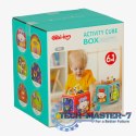 Kostka edukacyjna sorter 6w1 niebieska