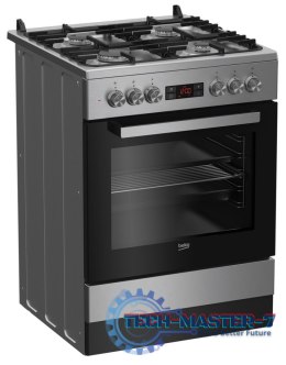 Kuchnia gazowo=elektryczna BEKO FSM62332DXT