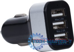 Ładowarka samochodowa TECHNISAT 3x USB Czarny 4019588749429