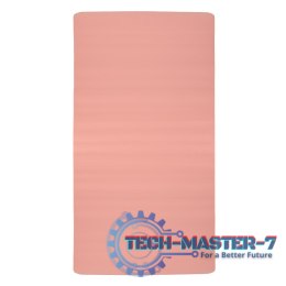 Mata do ćwiczeń jogi gimnastyczna treningowa fitness karimata gruba 1,5cm różowa + pokrowiec
