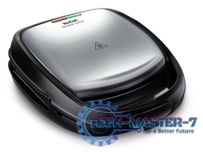 Opiekacz TEFAL Snack time 2 SW341D12 (700W /Inox-czarny )