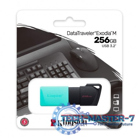 Pendrive (Pamięć USB) KINGSTON (256 GB /Czarno-miętowy ) Pendrive (Pamięć USB) KINGSTON (256 GB /Czarno-miętowy )