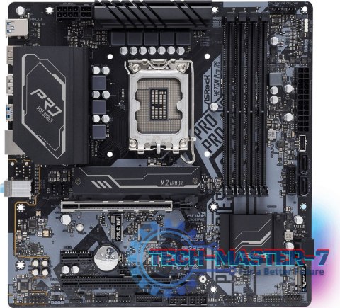 Płyta główna ASROCK H670M PRO RS LGA1700 microATX Płyta główna ASROCK H670M PRO RS LGA1700 microATX