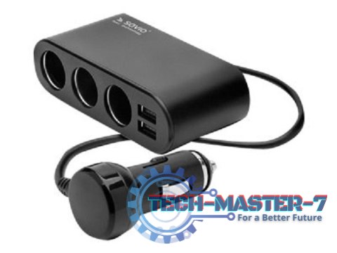 Rozgałęziacz SAVIO 2x USB Czarny SA-024 Rozgałęziacz SAVIO 2x USB Czarny SA-024