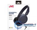 Słuchawki nauszne z mikrofonem JVC HA-S31M (1.2m /3.5 mm minijack wtyk/Niebieski)