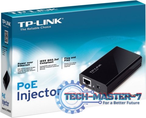 TP-Link zasilacz PoE 1port, 48VDC, 802.3af TP-Link zasilacz PoE 1port, 48VDC, 802.3af