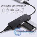 CB-C64 HUB USB-C | Ultra Slim | 4w1 | 4xUSB 3.1
