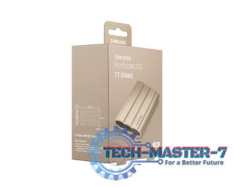 Dysk SSD T7 Shield 2TB USB 3.2, beżowy Dysk SSD T7 Shield 2TB USB 3.2, beżowy