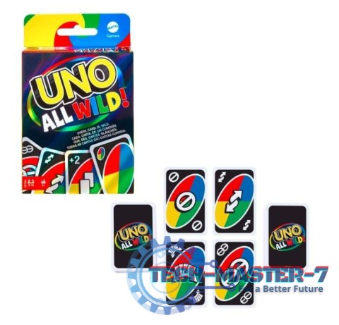 Gra UNO All Wild Dzikie karty
