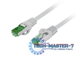Patchcord kat.7 S/FTP LSZH CU 10m szary fluke passed