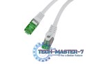 Patchcord kat.7 S/FTP LSZH CU 5m szary fluke passed