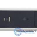 Przedłużacz ochronny 5x2PZ +USB A/C 1,5m biało-czarny