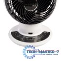 Wentylator/Cyrkulator Woozoo PCF-SDC18T DC jet 180, 18cm, 35W, 10 prędkoci, Ruchoma głowica, Pilot, Timer, Biały