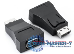 Adapter Displayport-VGA F v1.1 czarny