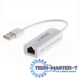 Adapter USB LAN 2.0 - Fast Ethernet (RJ45), blister, CL-24