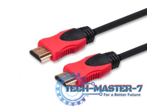 Kabel HDMI (M) v2.0, 5m, miedź, czarny, złote końcówki, ethernet/3D, CL-113