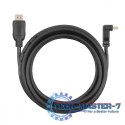 Kabel HDMI v 2.0 pozłacany 1.8 m kątowy