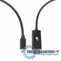 Kabel USB C - Displayport 2m czarny
