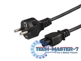 Kabel zasilający koniczynka 3x0.75mm2, 1,8m, CL-81