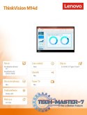 Monitor 14.0 ThinkVision M14d WLED LCD 63AAUAT6WL
