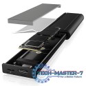 Obudowa dysku SSD IB-1807MT-C31 M.2 NVMe, USB 3.2(Gen2) Type-C, Aluminium