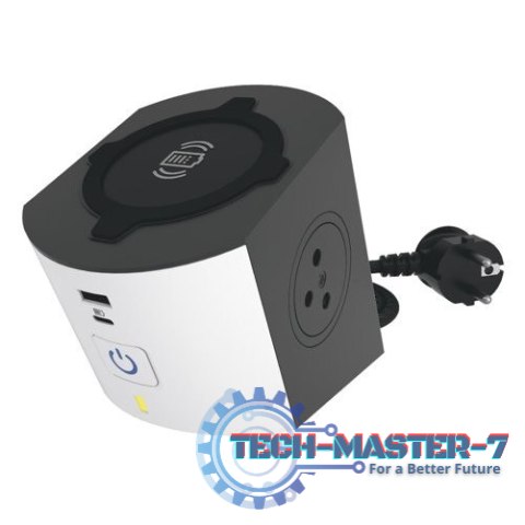 Przedłużacz 2x2P+Z Indukcja USB A/C 2m