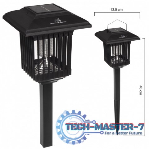Solarna lampa owadobójcza LED IP44 MCE448 Solarna lampa owadobójcza LED IP44 MCE448