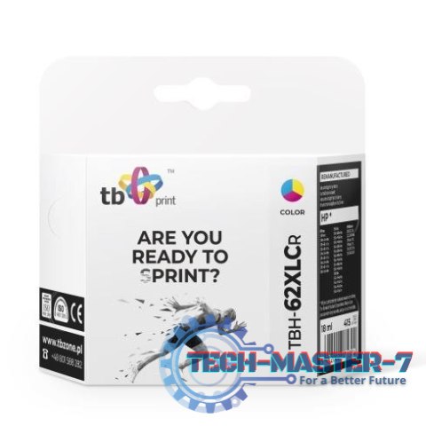 Tusz do HP OfficeJet 5740 TBH-62XLCR CMY refabrykowany