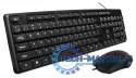 Zestaw USB klawiatura + mysz Simson 1,8m