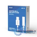 Adapter USB-C - Mini Jack 3,5mm, Xiaomi, Huawei, Oppo, AK-51